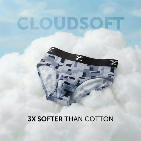 XYXX Shuffle Modal Briefs Boxy Grey