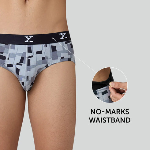 XYXX Shuffle Modal Briefs Boxy Grey