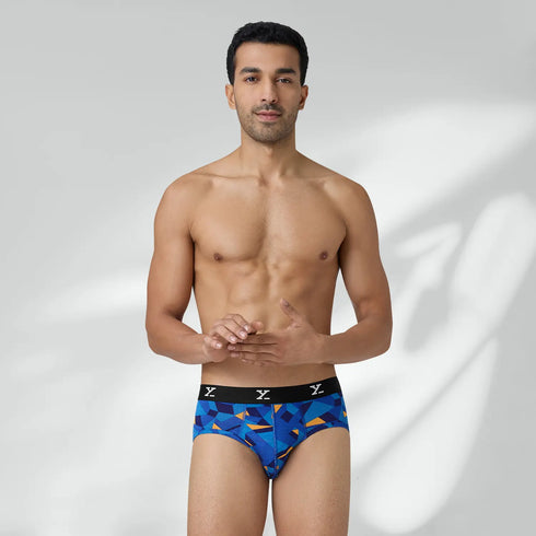 XYXX Shuffle Modal Briefs Prism Blue