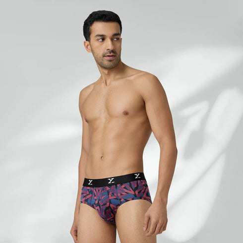 XYXX Shuffle Modal Briefs Triad Red