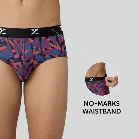 XYXX Shuffle Modal Briefs Triad Red