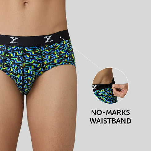 XYXX Shuffle Modal Briefs Bolt Green