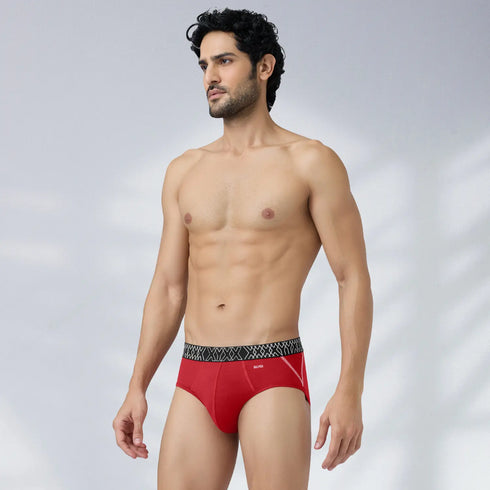 XYXX Sprint Cotton Stretch Briefs Rio Red