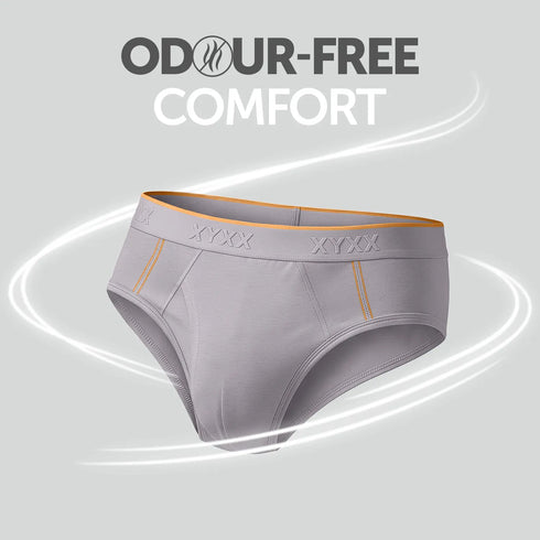 XYXX Crux Cotton Stretch Briefs Cloud Grey