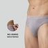 XYXX Crux Cotton Stretch Briefs Cloud Grey