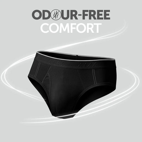 XYXX Crux Cotton Stretch Briefs Pitch Black