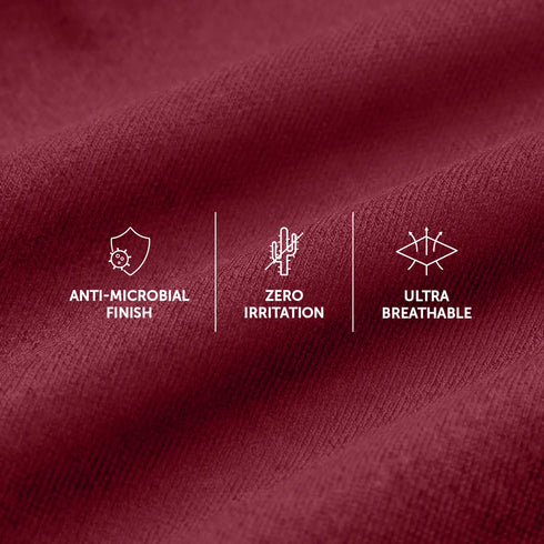 XYXX Crux Cotton Stretch Briefs Bold Burgundy