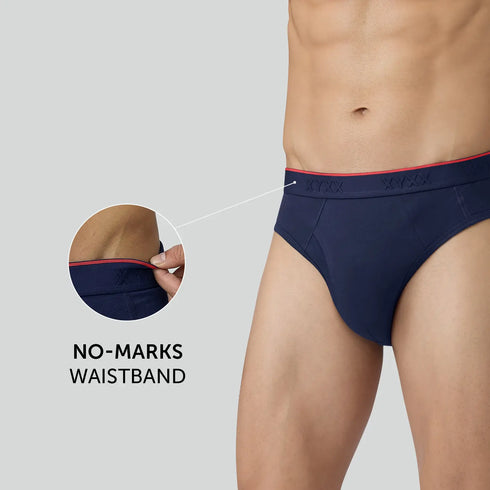 XYXX Crux Cotton Stretch Briefs Midnight Blue