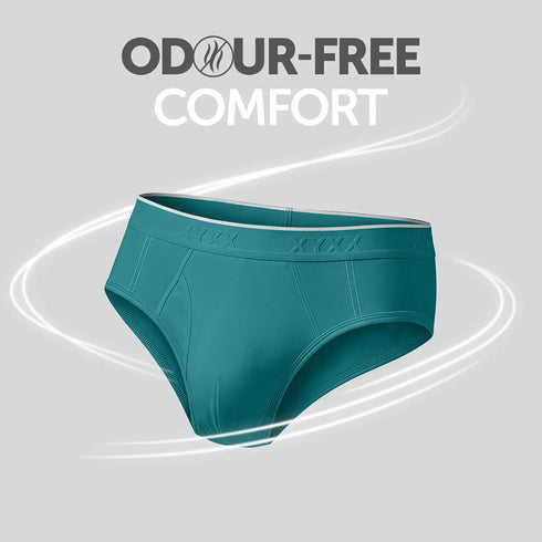 XYXX Crux Cotton Stretch Briefs Emerald Green