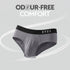 XYXX Pace Cotton Rib Briefs Ash Grey