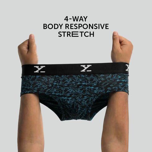 XYXX Shuffle Modal Briefs Yoga Black