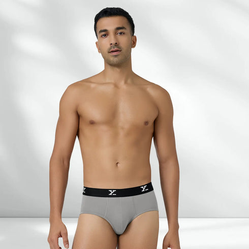 XYXX Ace Modal Briefs Heather Grey