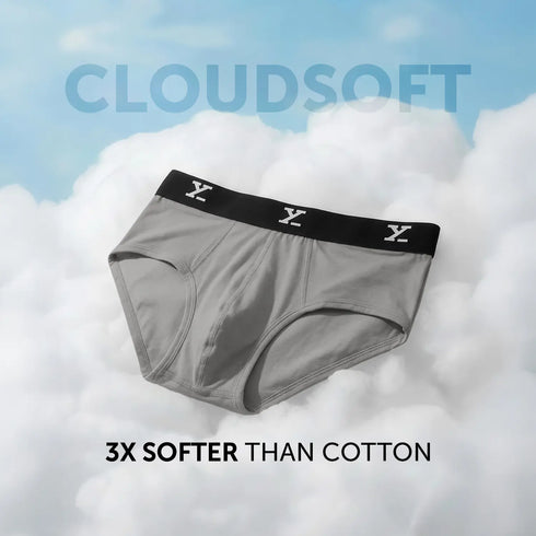 XYXX Ace Modal Briefs Heather Grey