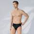 XYXX Matrix Cotton-Modal Briefs Chevron Black