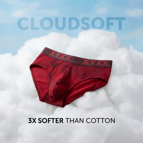 XYXX Matrix Cotton-Modal Briefs Code Red