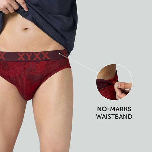 XYXX Matrix Cotton-Modal Briefs Code Red