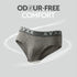 XYXX Matrix Cotton-Modal Briefs Linear Grey