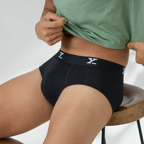XYXX Cloudsoft Modal Briefs - Black Knight