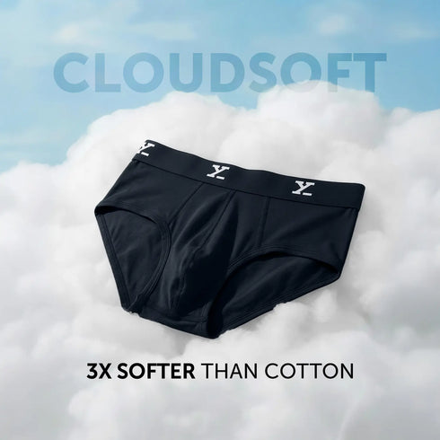 XYXX Cloudsoft Modal Briefs - Black Knight