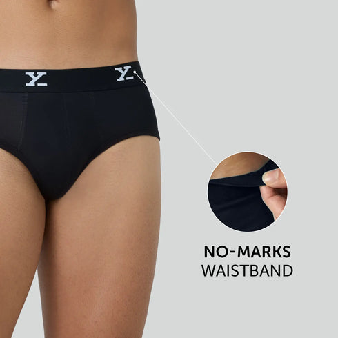 XYXX Cloudsoft Modal Briefs - Black Knight