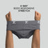 XYXX Cloudsoft Modal Briefs - Charcoal Grey