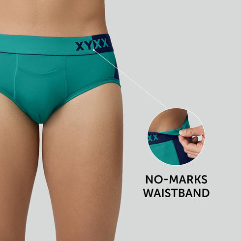 XYXX Dualist Modal Briefs Aqua Green