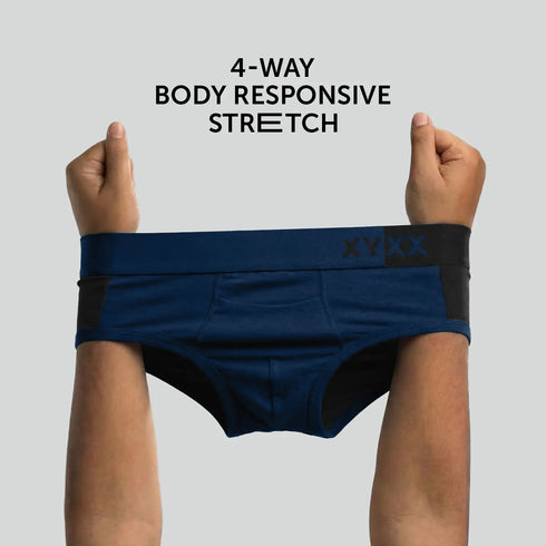 XYXX Dualist Modal Briefs Midnight Blue