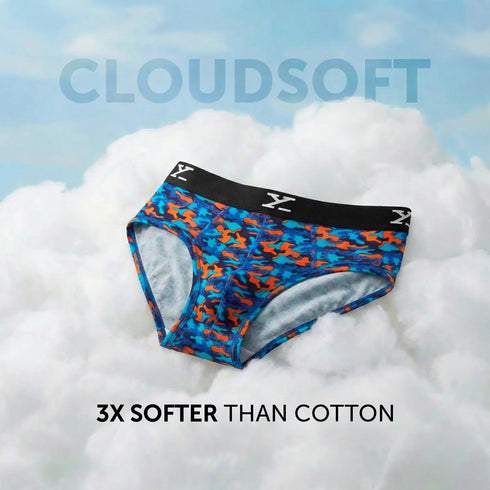 XYXX Shuffle Modal Briefs Camouflage Blue