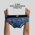 XYXX Shuffle Modal Briefs Camouflage Blue