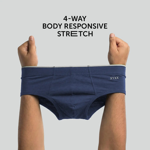 XYXX Uno Modal Briefs Estate Blue