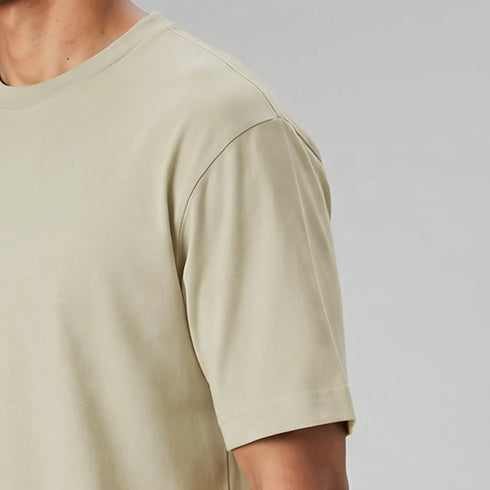 XYXX Boxy Oversized Crewneck T-shirt - Cascade Grey