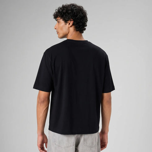 XYXX Boxy Oversized Crewneck T-shirt - Pitch Black