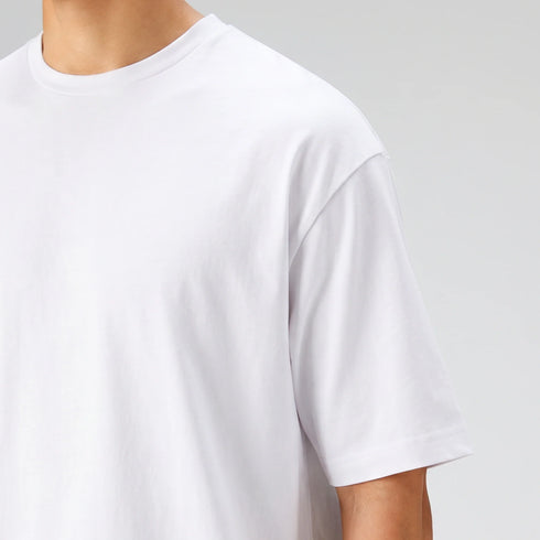 XYXX Boxy Oversized Crewneck T-shirt - Polar White