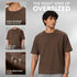 XYXX Boxy Oversized Crewneck T-shirt - Espresso Brown