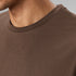 XYXX Boxy Oversized Crewneck T-shirt - Espresso Brown
