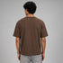 XYXX Boxy Oversized Crewneck T-shirt - Espresso Brown