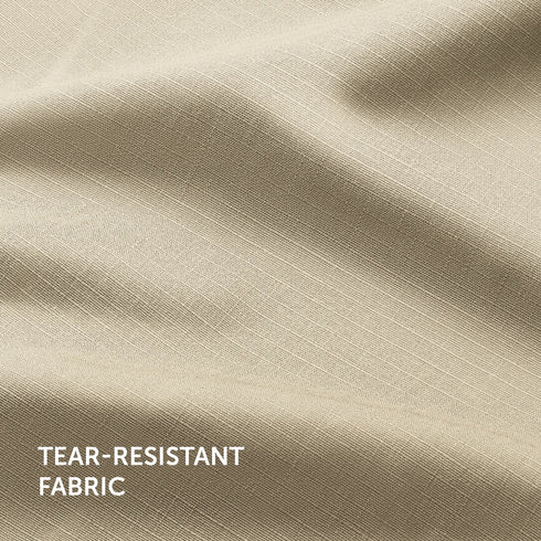 XYXX Textured Wide-Straight Fit Cargo Pants - Creamy Tan