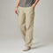 XYXX Textured Wide-Straight Fit Cargo Pants - Creamy Tan