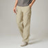 XYXX Textured Wide-Straight Fit Cargo Pants - Creamy Tan