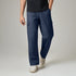 XYXX Textured Wide-Straight Fit Cargo Pants - Midnight Blue