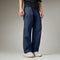 XYXX Textured Wide-Straight Fit Cargo Pants - Midnight Blue