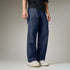 XYXX Textured Wide-Straight Fit Cargo Pants - Midnight Blue