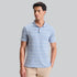 XYXX Linea Cotton Polo T-shirt - Sky Blue