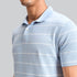XYXX Linea Cotton Polo T-shirt - Sky Blue