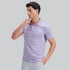 XYXX Linea Cotton Polo T-shirt - Misty Lilac