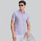 XYXX Linea Cotton Polo T-shirt - Misty Lilac