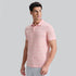 XYXX Linea Cotton Polo T-shirt - Coral Pink