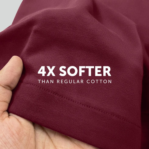 XYXX Supima Cotton Slim Fit Polo - Merlot Maroon
