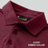 XYXX Supima Cotton Slim Fit Polo - Merlot Maroon