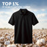 XYXX Supima Cotton Slim Fit Polo - Black Knight